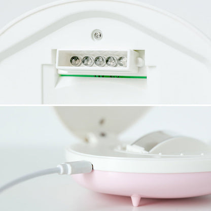 Rechargeable Shell Shaped Rainbow Projector Light For Bedroom Wall Ambience 6850623635556-1