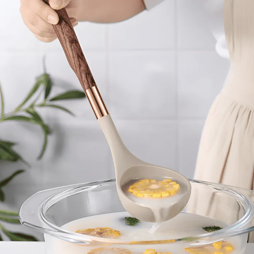 Durable Heat Resistant Silicone Cooking Utensils Set For Everyday Kitchen Use 9676618039582-1