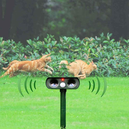 Garden Solar Ultrasonic Pest Repellent Device For Outdoor Animal Protection 6851283386468-1