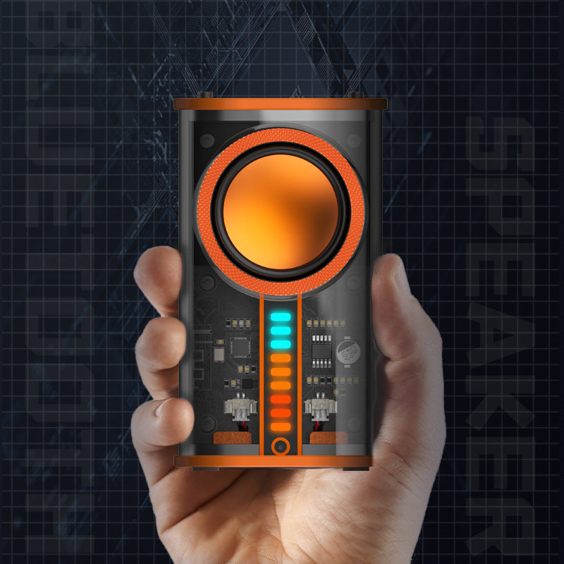 Transparent Mecha Wireless Bluetooth Speaker 7161974423652-1