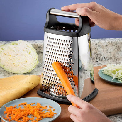 Professional Stainless Steel Box Grater For Cheese Vegetables And Fruits 6851422290020-1