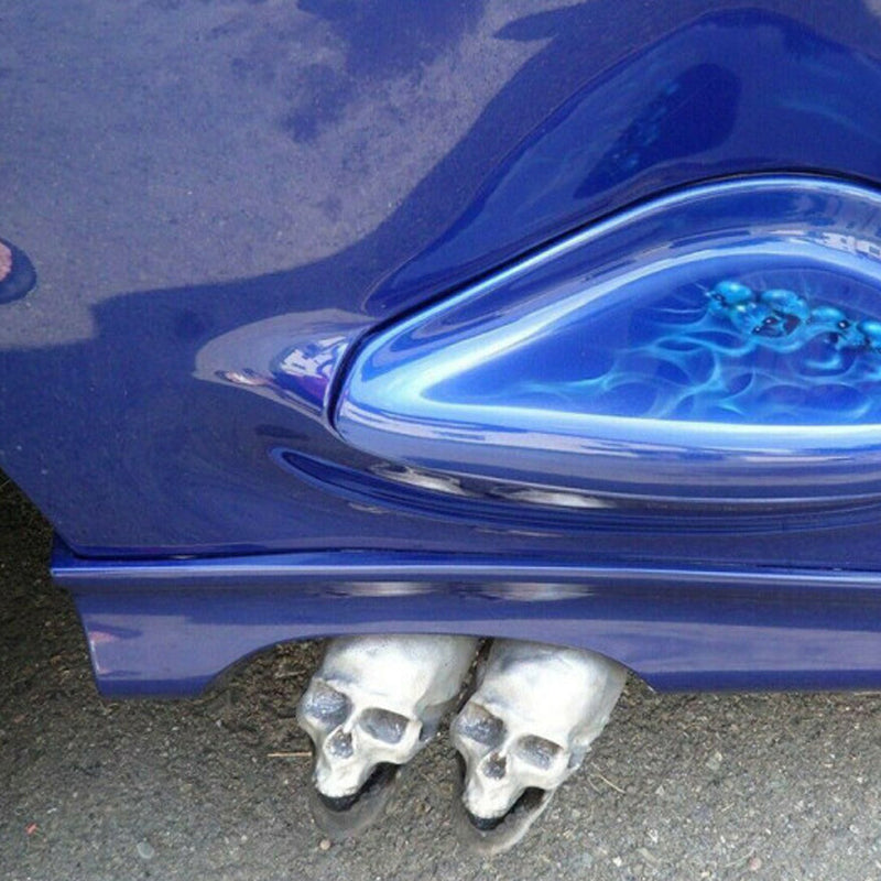 Skull Exhaust Tip Accessory Enhancing Motorcycle Style With Unique Aggressive Design 6850475753572-1