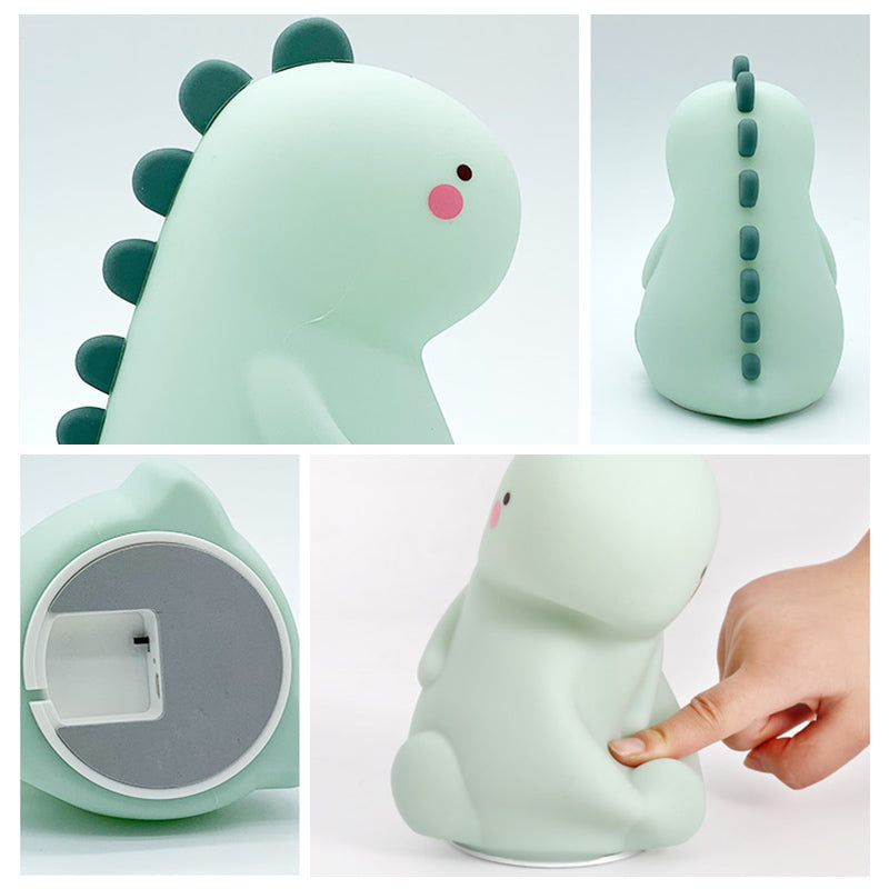 Soft Rechargeable Dinosaur Night Light For Kids Bedroom Sleep Companion 6851321102436-1