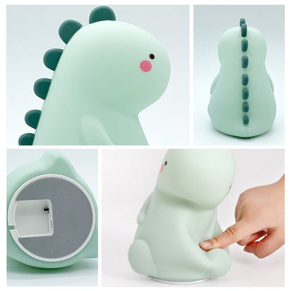 Soft Rechargeable Dinosaur Night Light For Kids Bedroom Sleep Companion 6851321102436-1