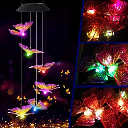 Solar Powered Butterfly Garden Lights For Outdoor Yard Night Decoration 6851423862884-1