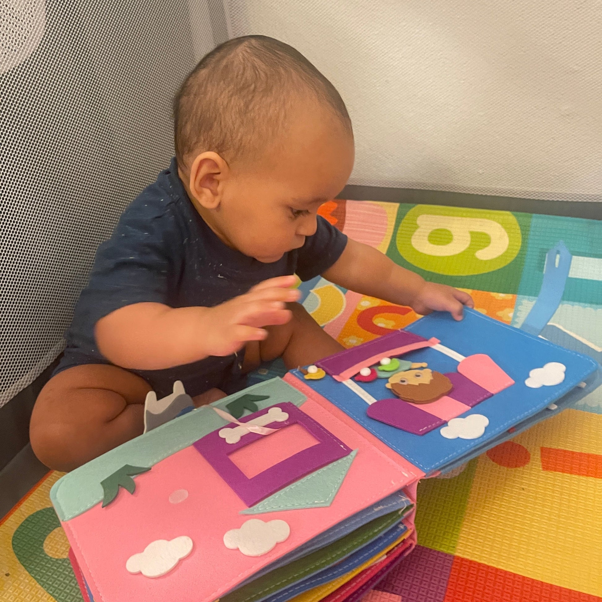 Interactive Cloth Learning Book Develops Toddler Motor Skills And Imaginatio 14975547834694-1