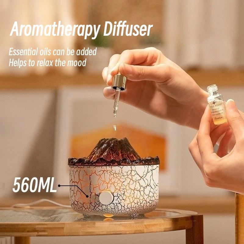 Ultrasonic Aromatherapy Diffuser Humidifier Led Relaxation Home Device 14815603982662-1