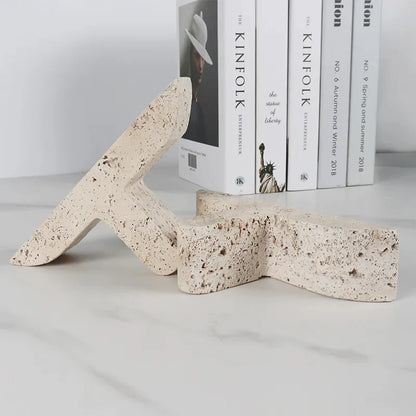 Elegant Travertine Bookends For Shelves 14815616139590-1