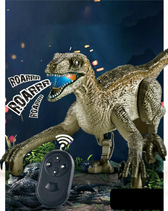 Remote Control Walking Dinosaur Toy With Sounds Lights Actions 14980682416454-1
