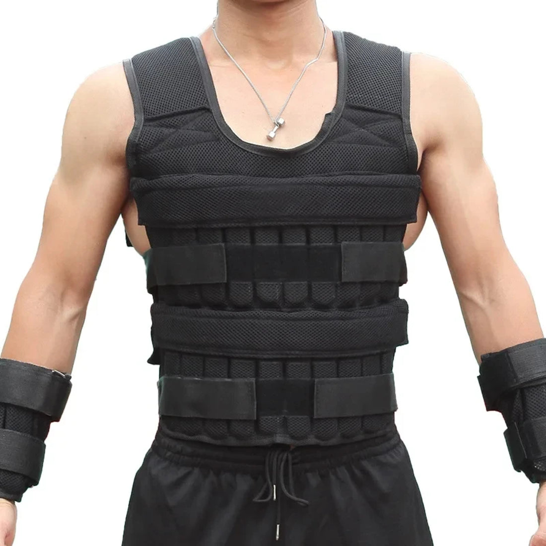 Exercise Weight Vest - 20Kg Adjustable Exercise Loading Weight Vest for Fitness Training