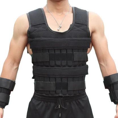 Exercise Weight Vest - 20Kg Adjustable Exercise Loading Weight Vest for Fitness Training