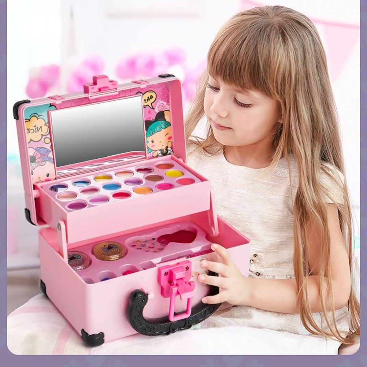 Washable Non Toxic Kids Makeup Set Fun Safe Educational Play (3+ years)