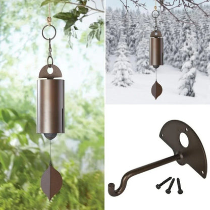 Deep Resonance Serenity Bell - Outdoor Musical Wind Chime and Home Decor (6x6x48cm)