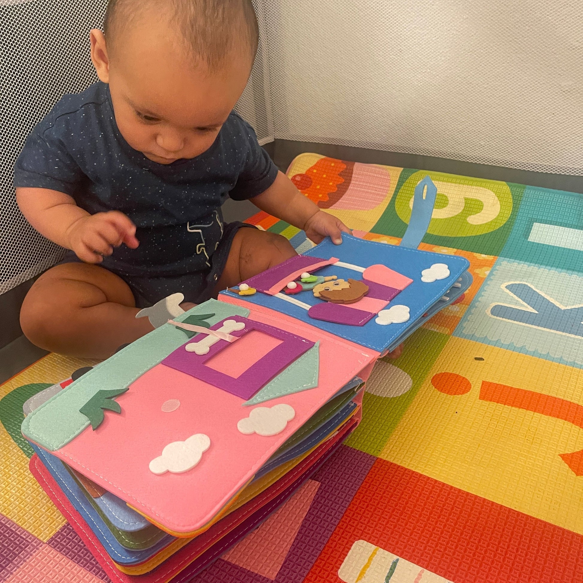 Interactive Cloth Learning Book Develops Toddler Motor Skills And Imaginatio 14975547834694-1