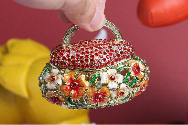 Enamel Craft Creative Home Decoration Trinkets Jewelry Box Ring Box 9817164448046-1