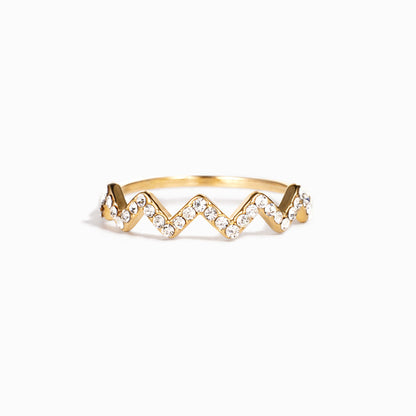 Elegant Mountain Peak Inspired Ring Symbolizing Strength And Balance 8576912883993-1