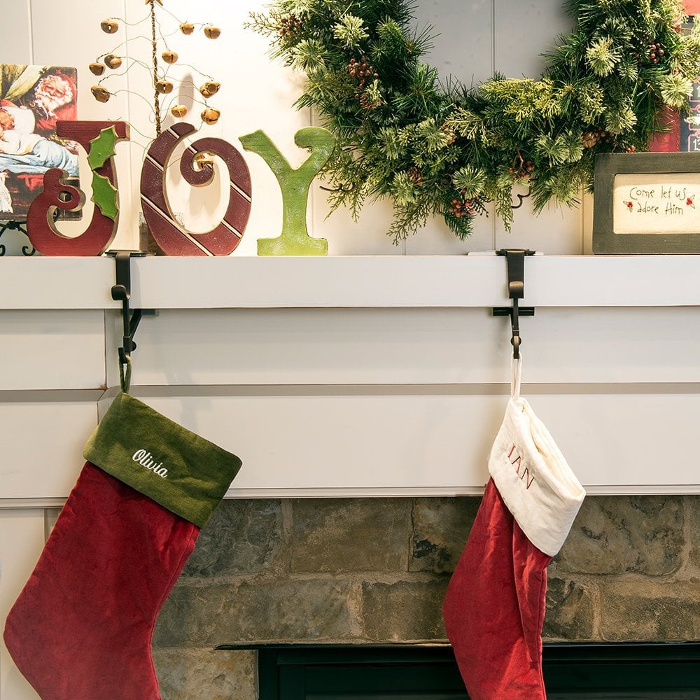 Fireplace Stocking and Garland Hanger 10004131938585-1