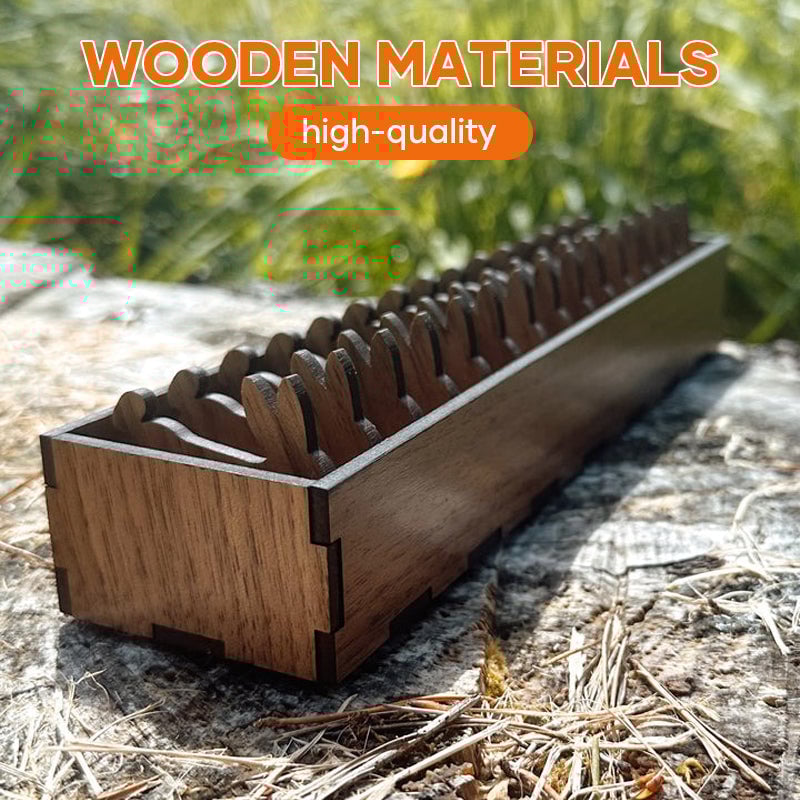 Wooden Bunny Bobbin Embroidery Thread Organizer Box Storage Holder 9617859182894-1