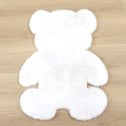 Rabbit Bear Plush Kids Room Rug Soft Washable Carpet 14815645204806-1