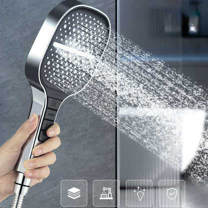 Seven Levels Shower Head Providing Adjustable Water Pressure For Relaxing Bath Experience 7192653234276-1
