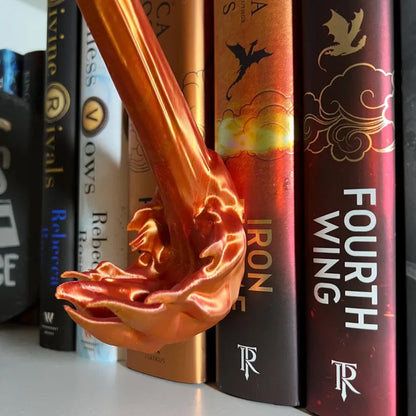 Dragon Flame Book Nook Fantasy Miniature Library Decoration With Mysterious Aura 7854149992548-1