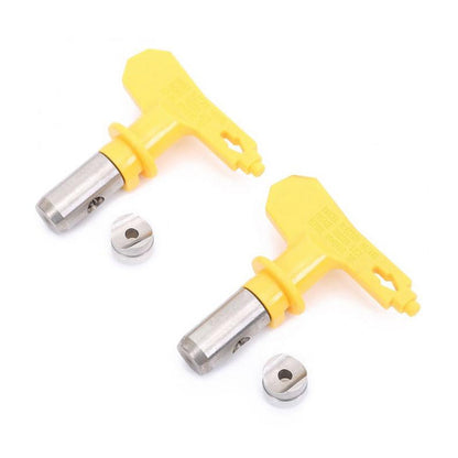 Double Head Painter Spray Gun Adjustable Nozzle Tool For Wall Painting Work 6850474082404-1