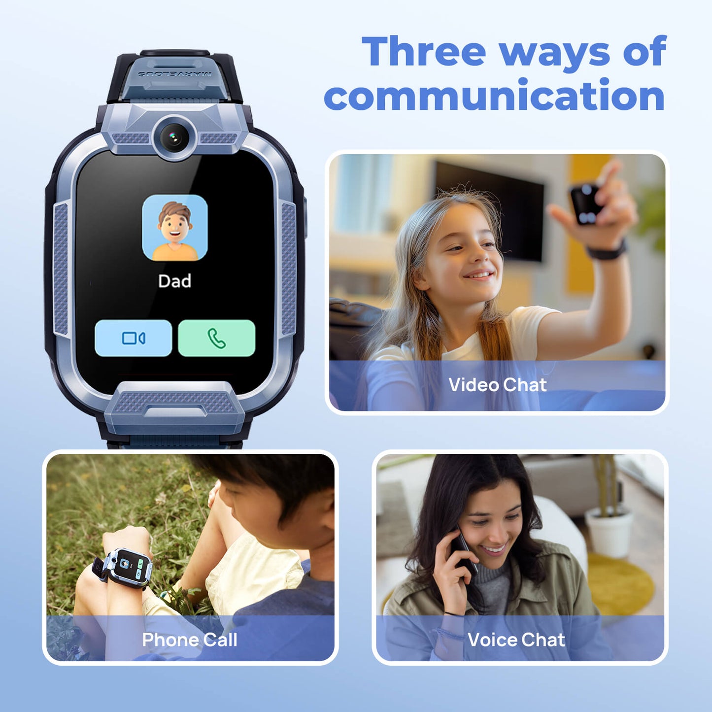 Kids Z5 Smartwatch – Smart Learning Watch with Camera and Games 7922055970996-1