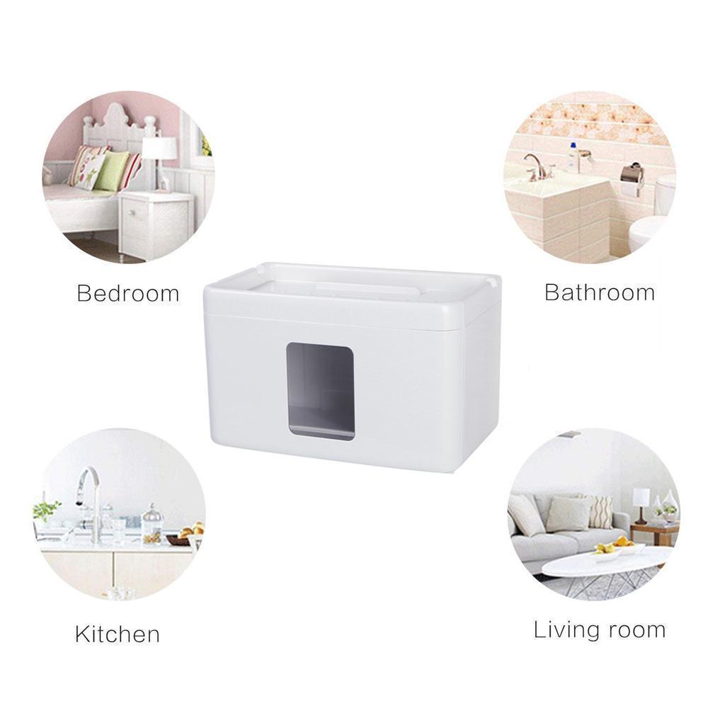 Wall Mounted Waterproof Paper Towel Holder For Convenient Bathroom Storag 6851515285604-1