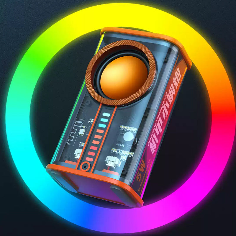 Transparent Mecha Wireless Bluetooth Speaker 7161974423652-1