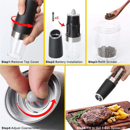 Electric Salt and Pepper Grinder 6849808105572-1