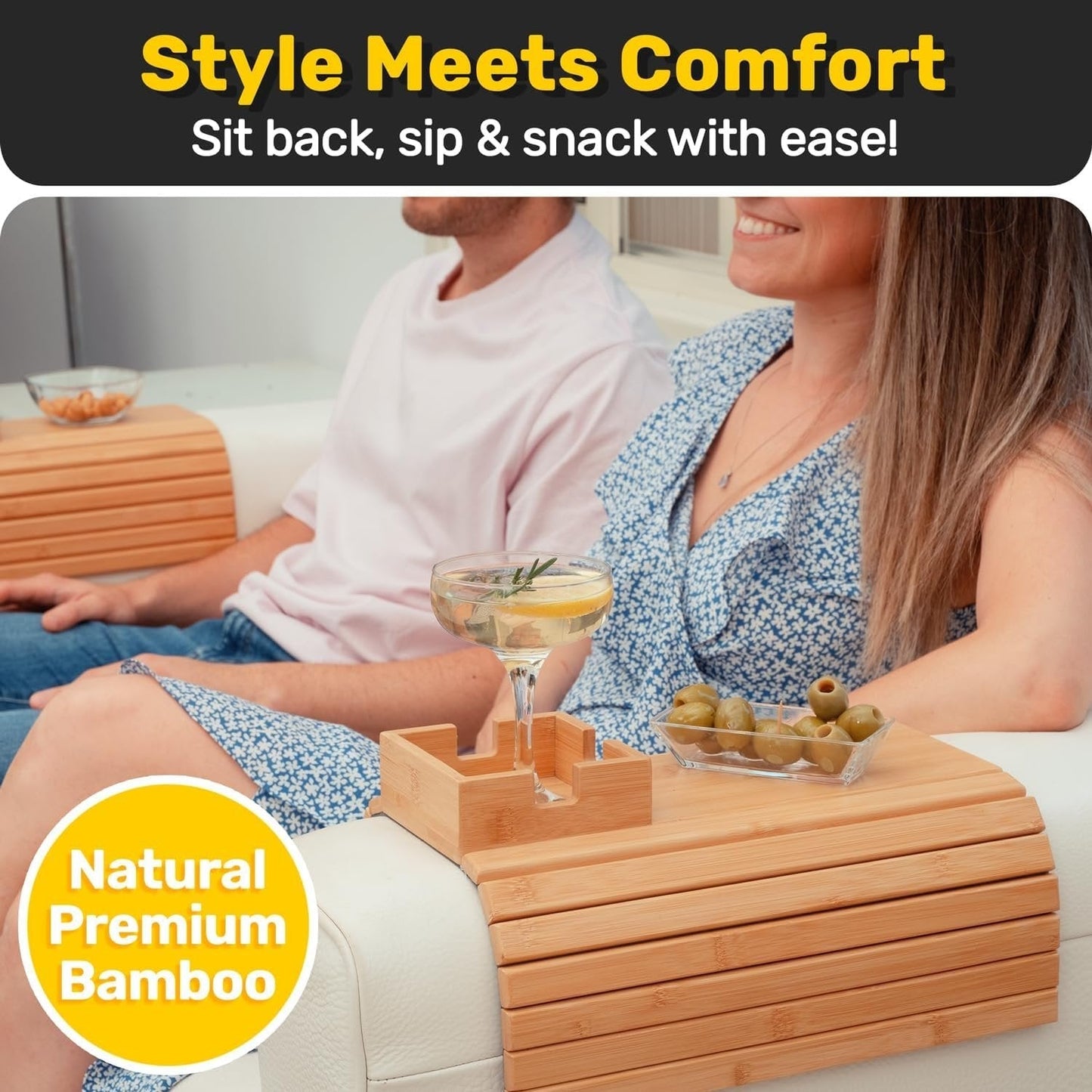 Upgrade Your Living Room With The Stylish, Spill-Proof Bamboo Couch Cup Holder 14989189513542-1