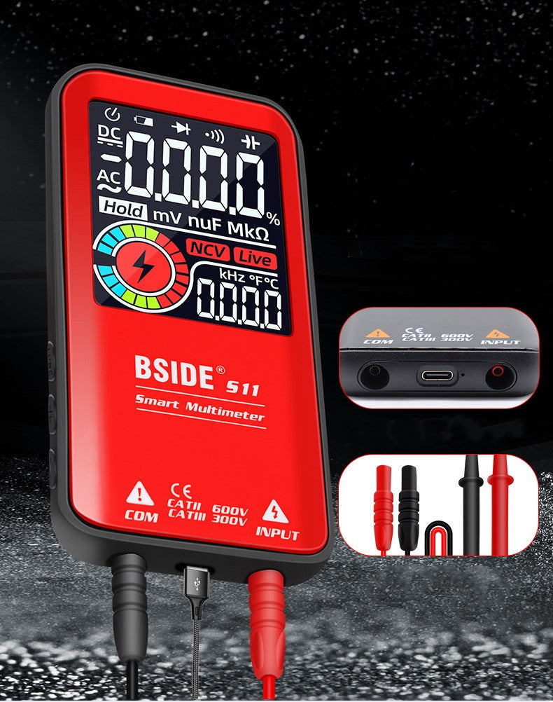 Professional Digital Multimeter With Voltage Current Resistance Frequency Capacitance Measurement 8896896532782-1