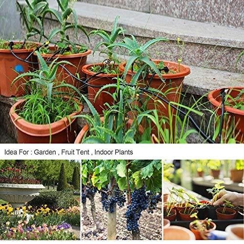 Automatic Garden Patio Cooling Watering Drip Sprinkler Misting Hose Kit 9331987120430-1