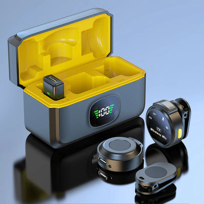 1 To 2 Wireless Lapel Microphone for USB-C  Camera 50m Range Noise Cancellation 400mAh Battery for Photography Vlog 9019503935708-1