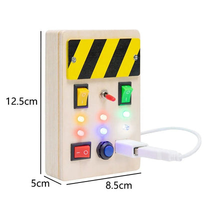Interactive Light Button Board for Sensory Development and Creative Play 15085327843673-1
