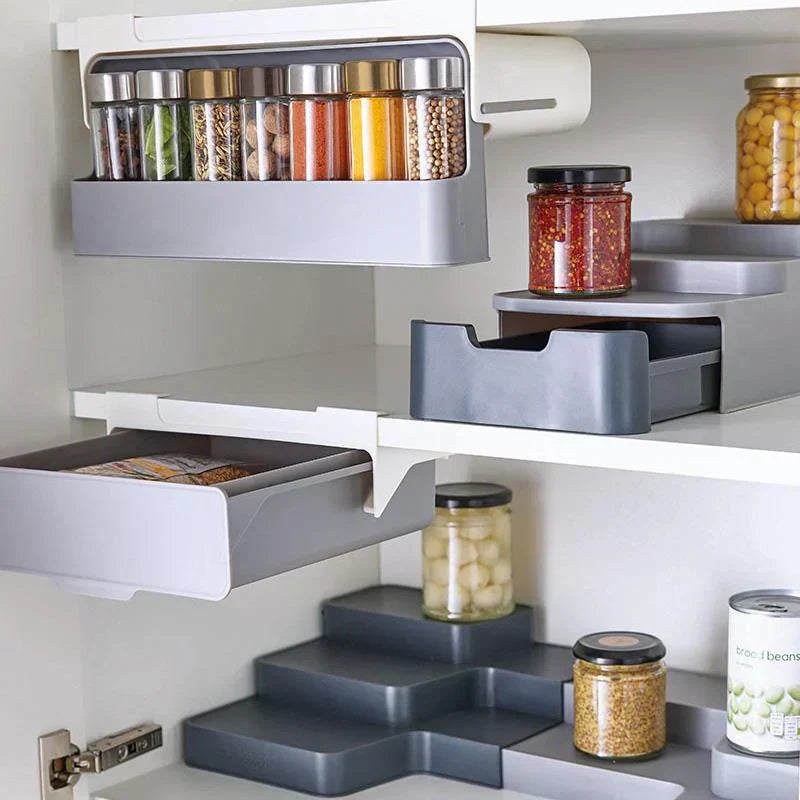 Storage Rack For Organizing Cabinet Space With Clean Efficient Arrangement 15128317264198-1