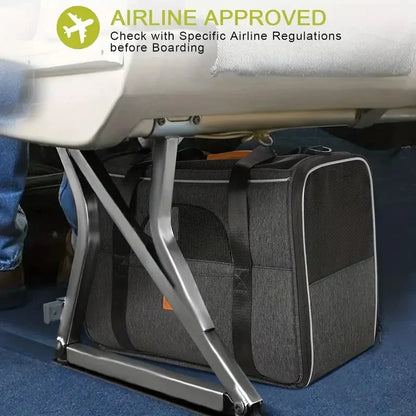 Airline-Approved Pet Carrier Bag – Breathable & Safe Travel Crate for Small Pets 9678290059606-1