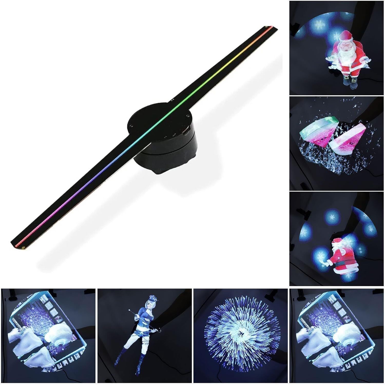 3D Holographic Led Advertising Display Wifi Projection Fan 8422814220445-1