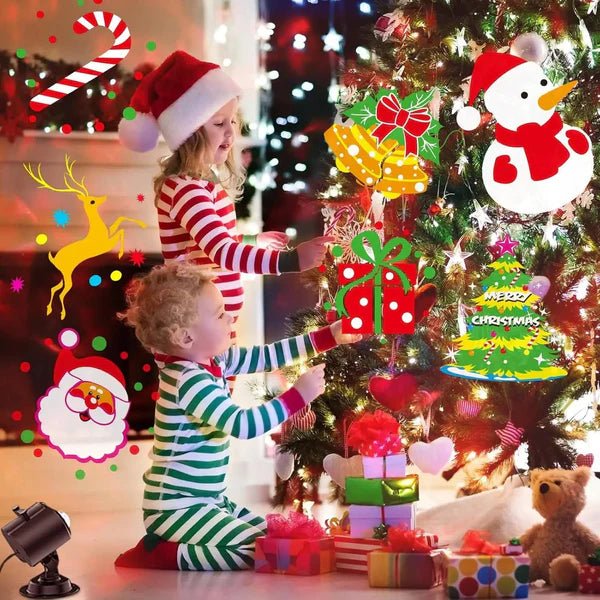 Outdoor Christmas Lights Projector With 16 Motifs 10598660440328-1