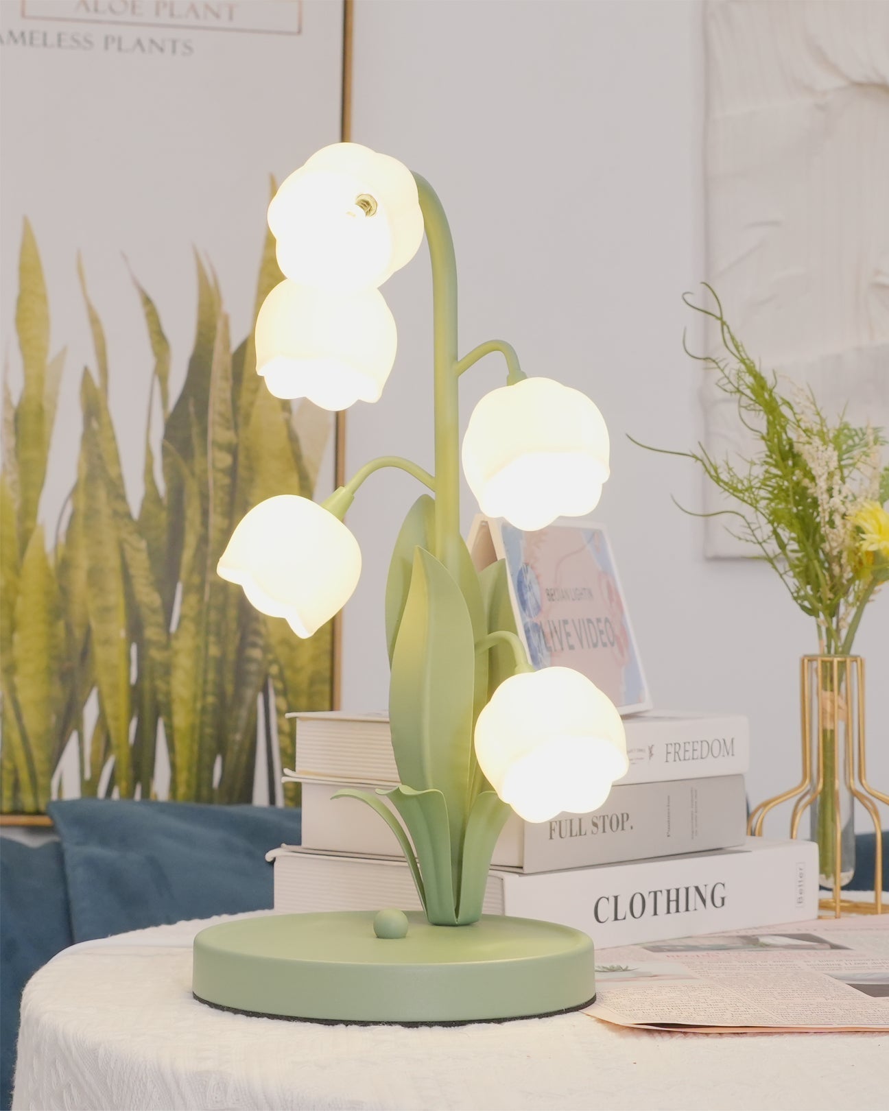 Table Lamp With A Bell Orchid 9959370260813-1