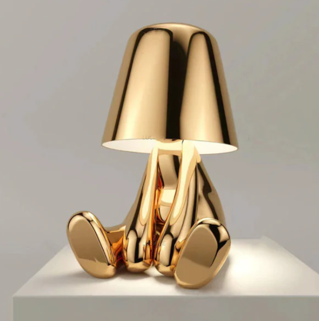 Elegant Golden Touch LED Lamp For Cozy Living Room Night Lighting 9959369376077-1
