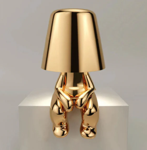 Elegant Golden Touch LED Lamp For Cozy Living Room Night Lighting 9959369376077-1