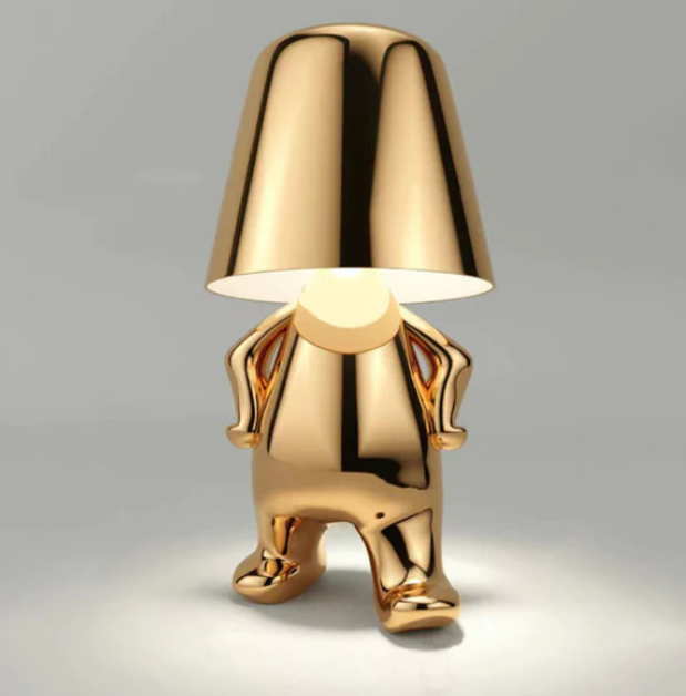 Elegant Golden Touch LED Lamp For Cozy Living Room Night Lighting 9959369376077-1