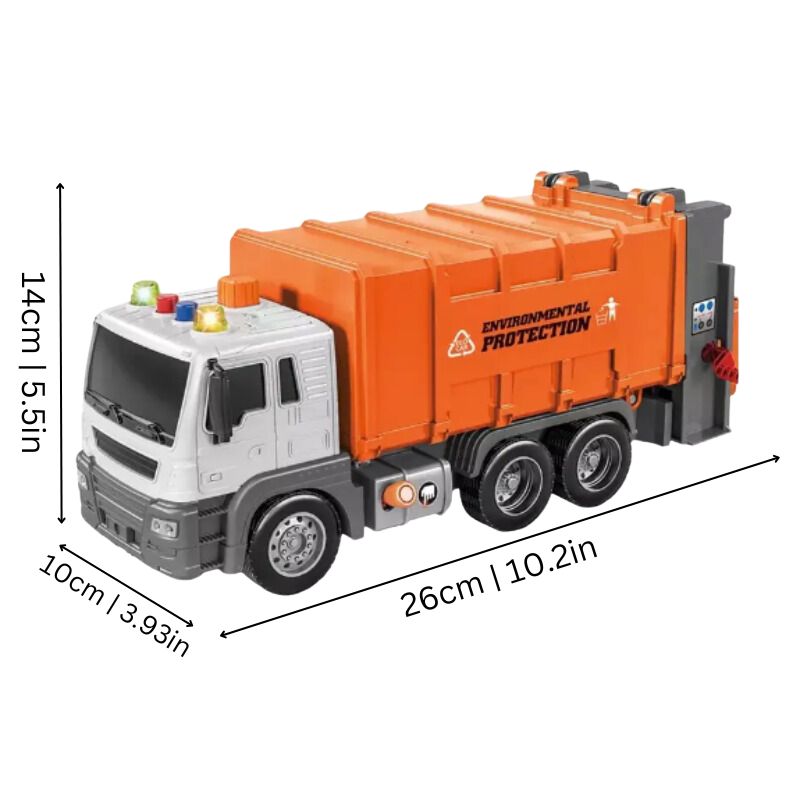 Educational Interactive Toy Garbage Truck With Lights & Sounds 15611636023645-1