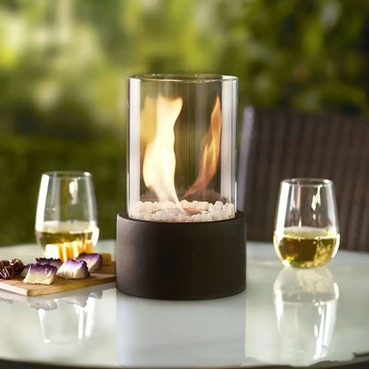 Modern Table Fireplace With Real Flames & Smokeless Bioethanol Firing 10373524881672-1