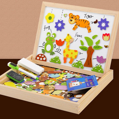 Artiblox – 2-In-1 Montessori Drawing Board With Magnetic Board & Chalkboard For Children 10592540918024-1