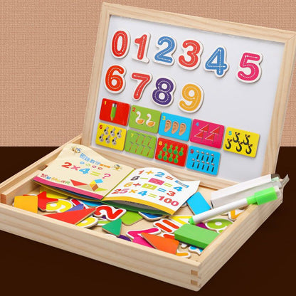 Artiblox – 2-In-1 Montessori Drawing Board With Magnetic Board & Chalkboard For Children 10592540918024-1