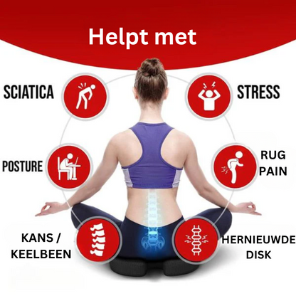 Memory Foam Orthopedic Seat Cushion Ergonomic Support For Pain Relief 14917405212998-1