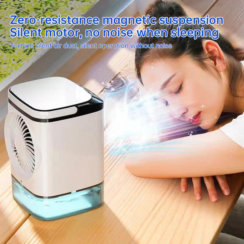 3-speed Portable Mini Air Cooler (900ML Tank) - Fan & Humidifier. For Bedroom/Office. 9020008235228-1