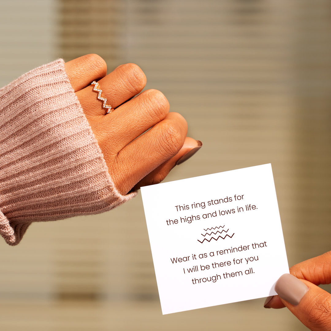 Elegant Mountain Peak Inspired Ring Symbolizing Strength And Balance 8576912883993-1